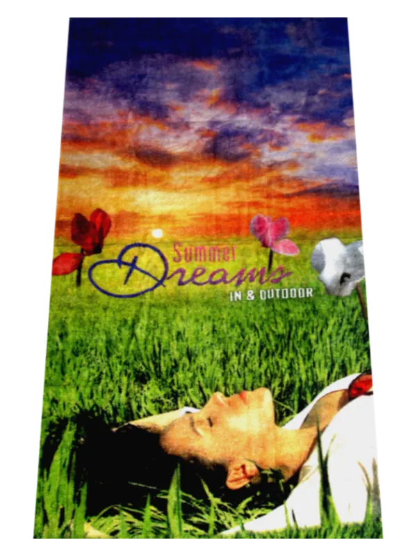 Handdoek met een full colour bedrukking Handdoek met een full colour bedrukking